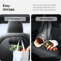 ACP09201 - Tesla Model 3 (2017-2023) Car Seat Hook TO283 in Black showing the easy storage. Save your seats for sitting and easily organize your car for daily convenience