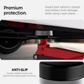 ACP07174 - Tesla Lifting Jack Pads TO310 in Black showing the Premium protection. Guard your vehicle's chassis and battery from damage while using a jack stand.