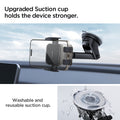ACP08312 - Universal Dashboard Car Mount | TS35-1 showing car mount with phone in horizontal position on dashboard suction cup base with extended telescopic arm in car interior