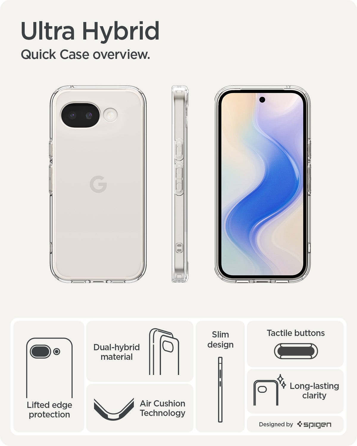 Pixel 10a Case Ultra Hybrid – Spigen Inc