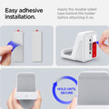 AMP06397 - PlayStation 5 Controller Mount | VG300 in White showing the easy adhesive installation. Appy the double-sided tape behind the holder before attaching it on
