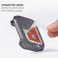 ACS01838 - Apple Watch Series (44mm) Case Ultra Hybrid in space crystal remove protective film before usage. unleash the clarity.