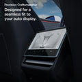 AGL07586 - Model 3 (2024-2025) Highland Screen Protector Glas.tR SLIM | Anti-Glare (Rear) in Clear showing the precision craftsmanship. Design for a seamless fit to your auto display