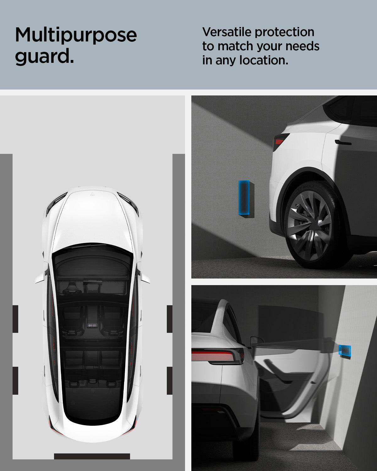 ACP10400 - Garage Wall Protector | WP100 showing the versatile protector to match your needs in any location