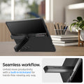 ACS07826 - Galaxy Z Fold 6 Case Tough Armor Pro P in Black showing the seamless workflow. Unfold more productivity with a built-in kickstand for hands-free viewing any way