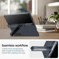 ACS08287 - Galaxy Z Fold 6 Case Tough Armor Pro P in Metal Slate showing the seamless workflow. Unfold more productivity with a built-in kickstand for hands-free viewing any way