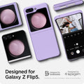 ACS06232 - Galaxy Z Flip 5 Case AirSkin in rose purple showing the compatibility only with Galaxy Z Flip 5