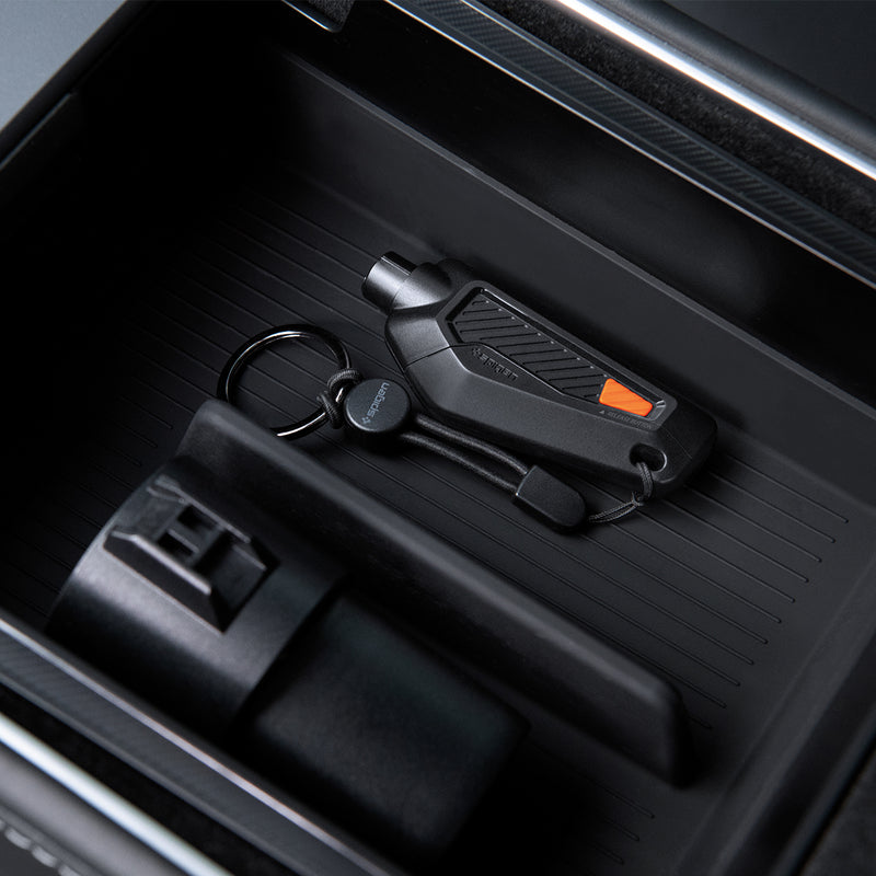 ACP06988 - Car Escape Tool in Black showing the tool inside a storage box