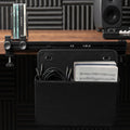 AHP11401 - Clamp Pegboard Side Organizer | LD406 showing a side organizer mounted to a desk with storage for cables, books, and work accessories