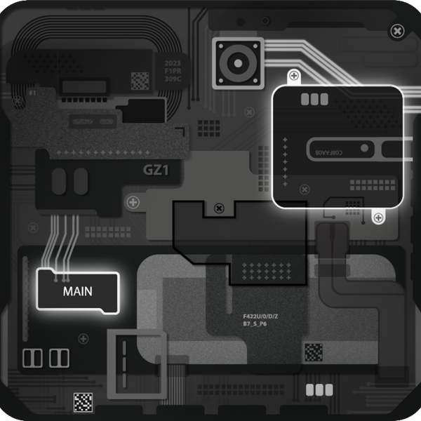 Wallpaper image of Galaxy Z Flip 5 | Zero One Edition