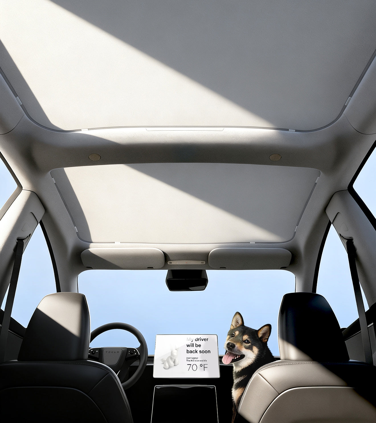 Shaded parking <br> anywhere.