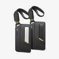 AHP08865 - luggage tag 2 pack in black showing 2 pack of luggage tag.