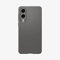 ACS09421 - Galaxy S25 Edge Case Liquid Air in Marble Gray showing the back