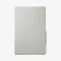 ACS10220 - Galaxy Tab S12 Ultra Ultra Hybrid Pro in Gray showing the front of a closed tablet case with a folding cover and stylus stored along the side.