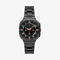 AMP11620 - SWUb Modern Fit 316L Band Black showing the front and partial sides