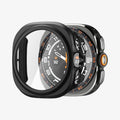 ACS11609 - Galaxy Watch Ultra Series Thin Fit 360 showing the case and screen protector separated in a close-up exploded view