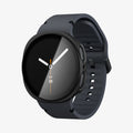 ACS11601 - Galaxy Watch 9 (44mm) Thin Fit 360 showing the case's front angled view with buttons and band fitted on the smartwatch