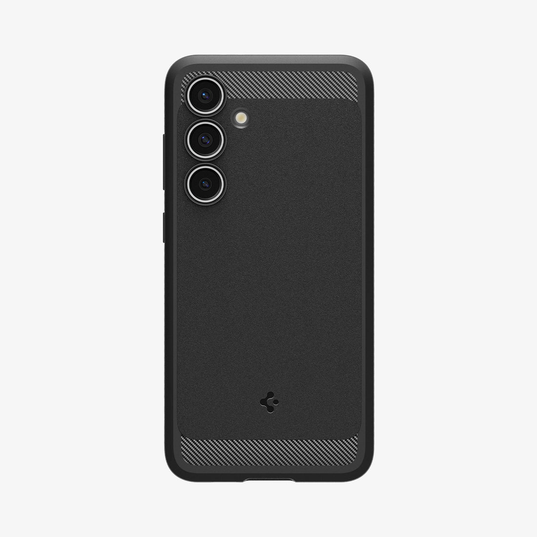 ACS08578 - Galaxy S24 FE Case Rugged Armor in Matte Black showing the back