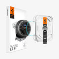 AGL09877 - Galaxy Watch 8 46mm GLAS.tR EZ Fit showing the ez fit tray and screen protector package