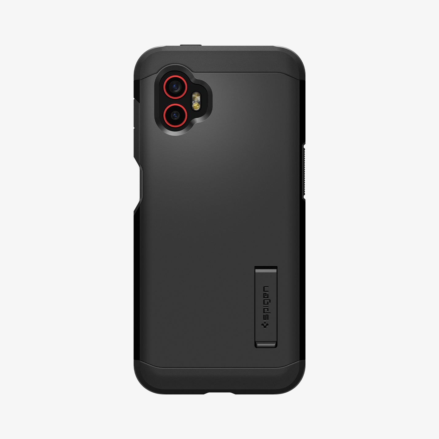 ACS09332 - Galaxy XCover 7 Pro Tough Armor Case in black showing the back