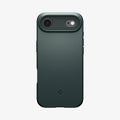 ACS09917 - iPhone 17 Air Thin Fit (MagFit) in Abyss Green showing the back