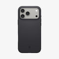 ACS09955 - iPhone 17 Pro Silicone Fit (MagFit) Case in black showing the back