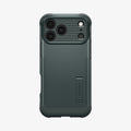 ACS09683 - iPhone 17 Pro Slim Armor (MagFit) in Abyss Green showing the back