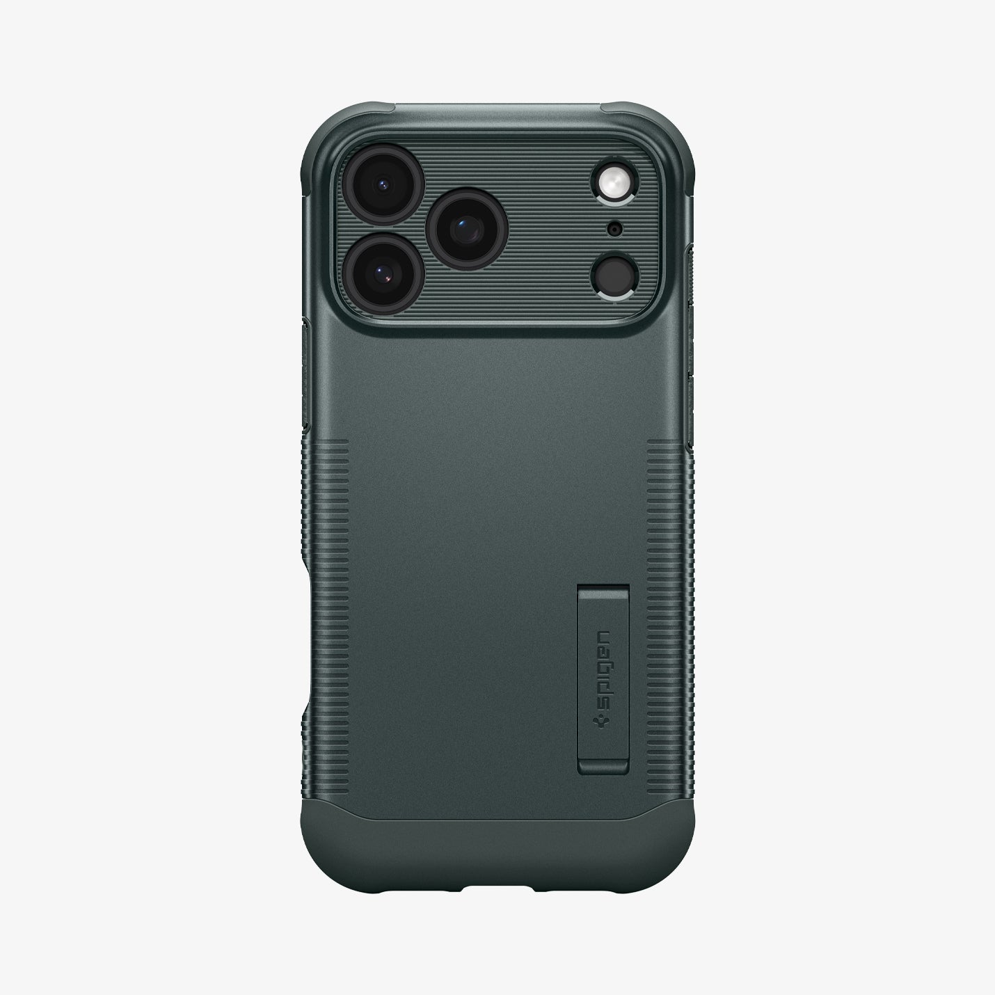 ACS09683 - iPhone 17 Pro Slim Armor (MagFit) in Abyss Green showing the back