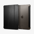 ACS02050 - iPad Air 11-inch- Smart Fold showing front and rear view of Smart Fold case in black displaying folio cover and clear back panel