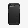 ACS09137 - iPhone 16e Case Tough Armor AI (MagFit) in Black showing the back