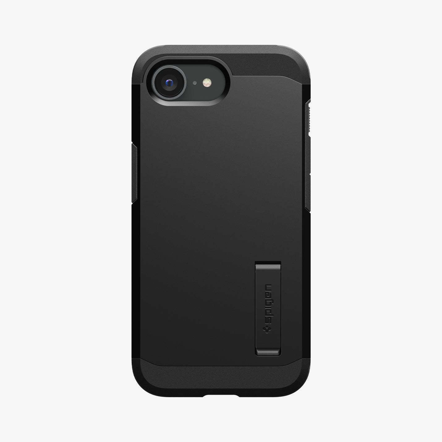 ACS09137 - iPhone 16e Case Tough Armor AI (MagFit) in Black showing the back