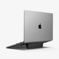 AMP10401 - Slim Fold Laptop Stand | LD201-S1 showing the stand attached to laptop and propped up