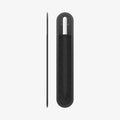 APP12219 - Apple Pencil Holder | LD222 Black showing front and side views of a slim pencil holder with a stylus secured inside