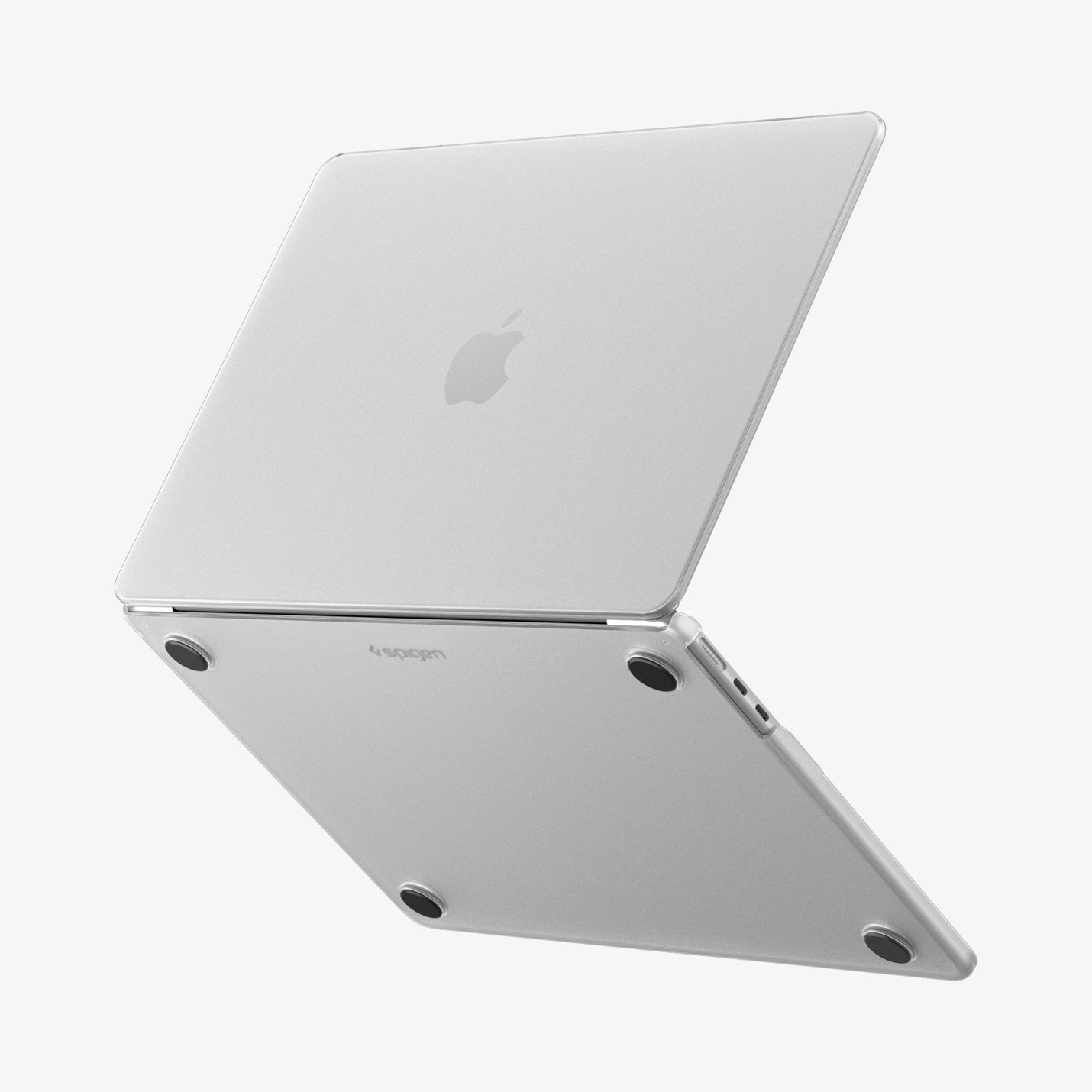 ACS11530 - MacBook Pro 13-inch Air Skin in Frost Clear showing the top, bottom and side