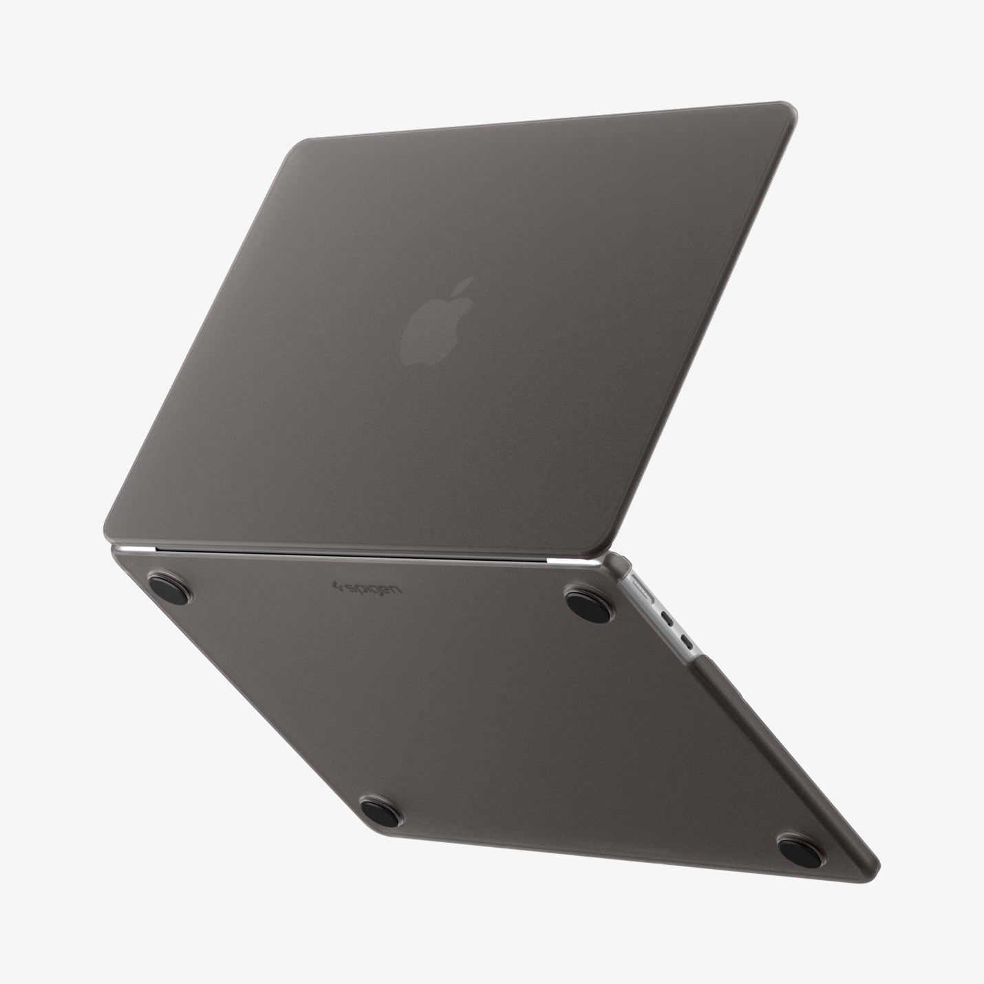 ACS11531 - MacBook Pro 13-inch Air Skin in Frost Black showing the top, bottom and side
