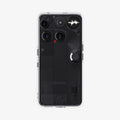 ACS08567 - Nothing Phone (3) Case Ultra Hybrid in Crystal Clear showing the back