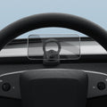ACP10259 - Spigen Tesla Air Vent Dashboard Mount driver perspective view centered behind steering wheel