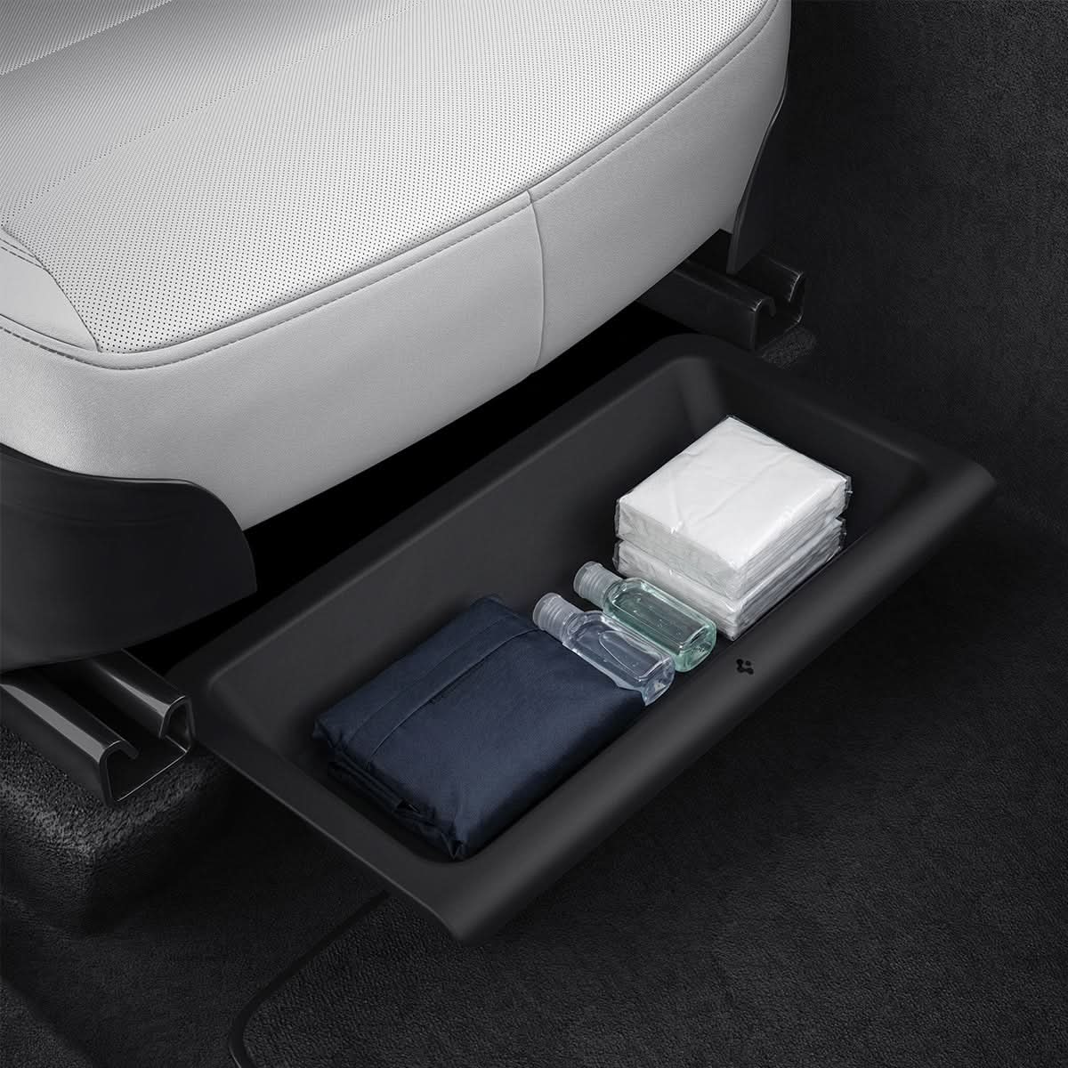 ACP10798 - Model Y Juniper (2025+) 2PK Underseat Organizer Box | TO222J showing storage products