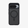 ACS09726 - Pixel 10 Pro XL Case Ultra Hybrid Metal Ring (MagFit) in frost black showing the back