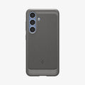 ACS08978 - Galaxy S25 Plus Case Rugged Armor (MagFit) in Marble Gray showing the back