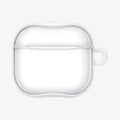 ACS08643 - AirPods 4 Pro / AirPods 4 Ultra Hybrid in Jet White showing the front