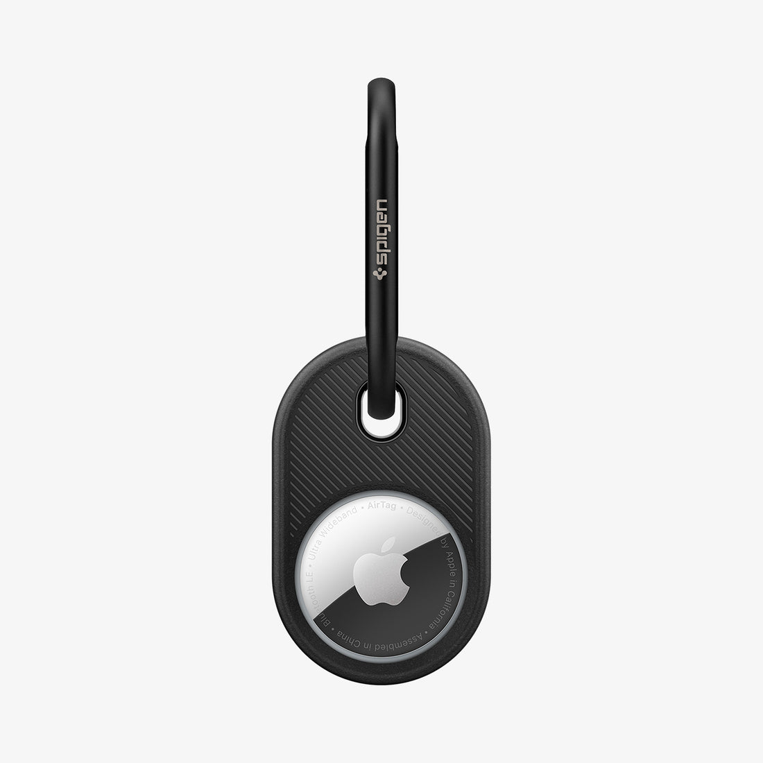 AMP01439 - Apple AirTag Series - Spigen Vault in Matte Black showing front