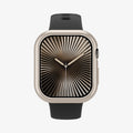 ACS08590 - Apple Watch 10 (42mm) Case Thin Fit in Starlight showing the front and partial sides