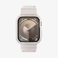 ACS07386 - Apple Watch (45mm) Rugged Armor Pro in Dune Beige showing the front