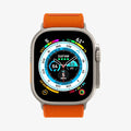 AMP05986 - Apple Watch Series (Apple Watch (49mm)/Apple Watch (45mm)/Apple Watch (42mm)) Watch Band Lite Fit Ultra in orange showing the front