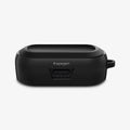 ASD02572 - Bose Earbuds Sports Case Rugged Armor in black showing the bottom and partial front