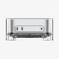 ACS09210 - Apple Mac Mini Stand | Ultra Hybrid in Crystal Clear showing the inside of stand