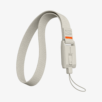 AFA10617 - DA30S LS lanyard strap light gray detachable wrist strap with quick release connector and woven fabric texture