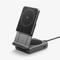ACH10399 - 2-in-1 Magnetic Wireless Charger | EF302MOQ (Mag Fit) in Black showing front