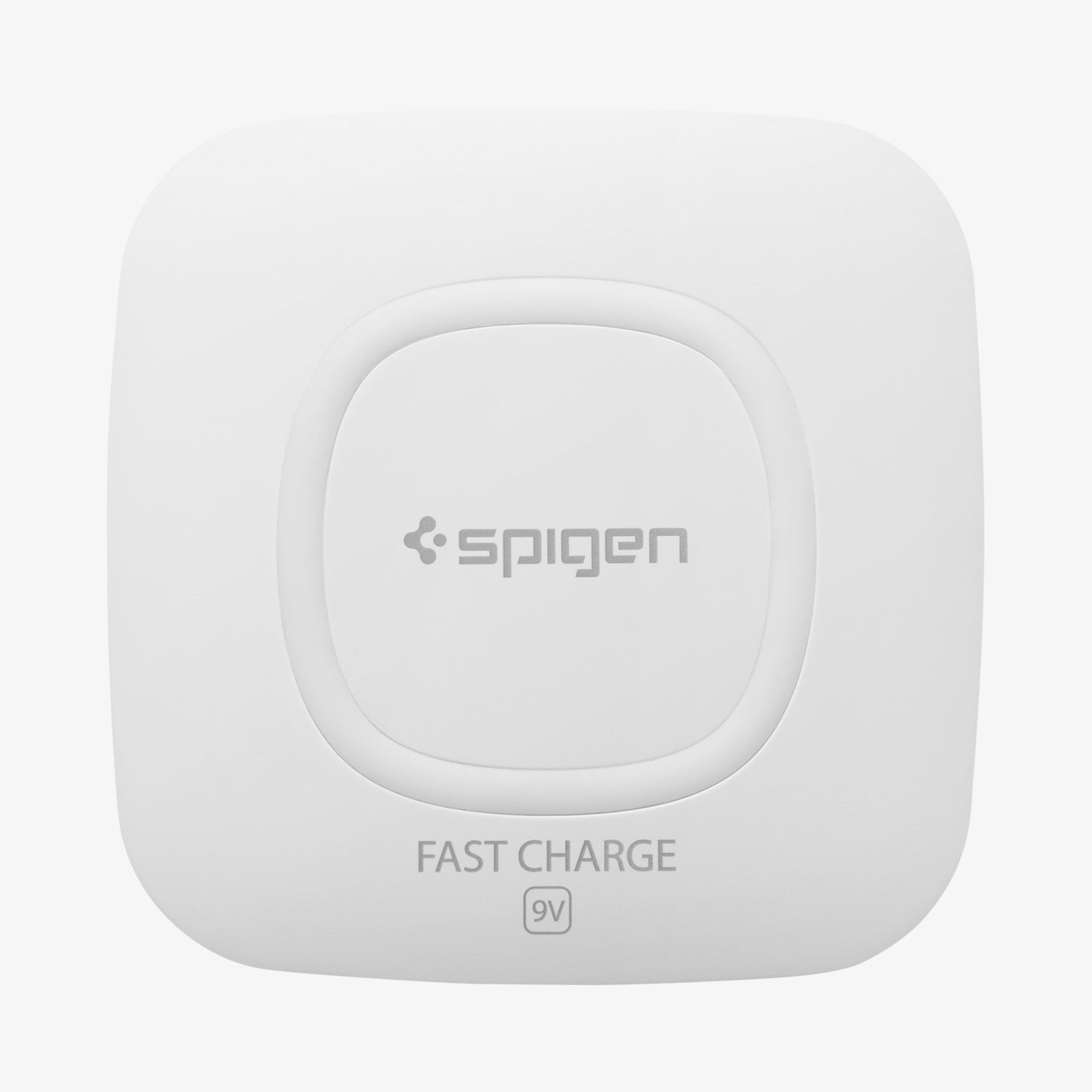 000CH22588 - Essential® 10W Wireless Charger F301W in White showing the front